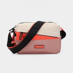 Hedgren Neutron Small Women's Crossbody Bags Pink Orange | EFA8476QR